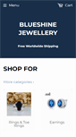 Mobile Screenshot of blueshinejewellery.com